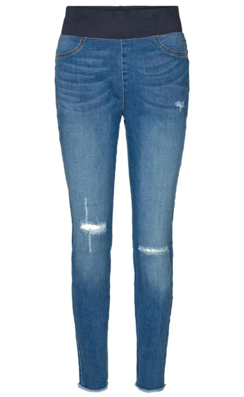 Hot Bukser - Shantal Ankle Broken - Medium Blue Bukser & Jeans