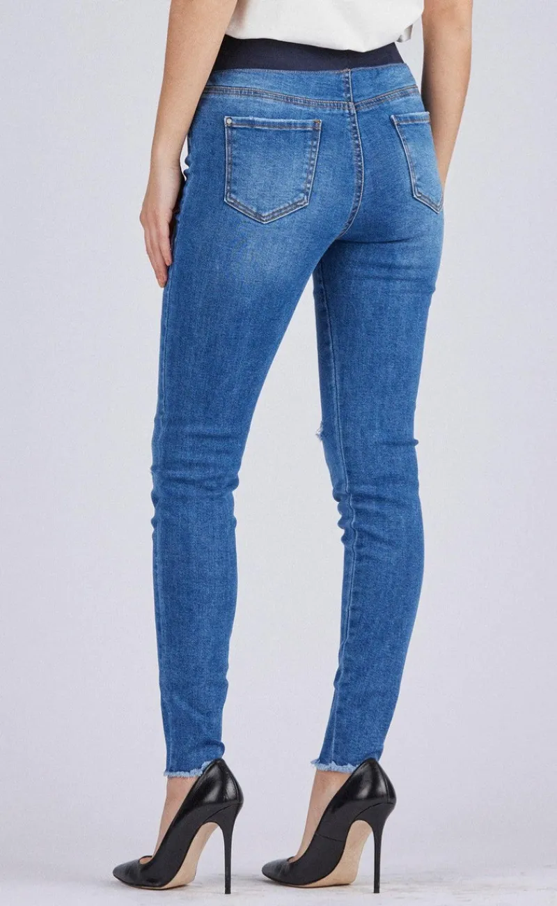 Hot Bukser - Shantal Ankle Broken - Medium Blue Bukser & Jeans