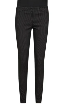 New Bukser - Shantal - Black w. Pirate Black Bukser & Jeans