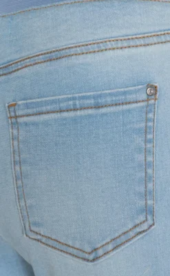 Outlet Bukser - Shantal Ankle Broken - Bleached Blue Denim Bukser & Jeans