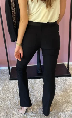 Bukser - Shantal Bootcut Power - Black Bukser & Jeans