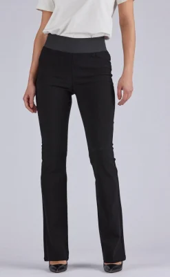 Bukser - Shantal Bootcut Power - Black Bukser & Jeans