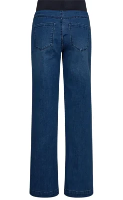 Sale Bukser - Shantal - Medium Blue Bukser & Jeans