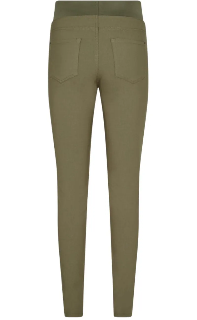 Outlet Bukser - Shantal Power - Deep Lichen Green Bukser & Jeans