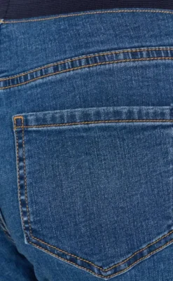 Outlet Bukser - Shantal Ankle Raw - Medium Blue Denim Bukser & Jeans