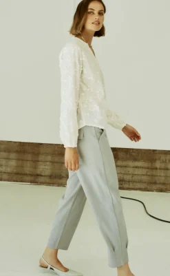 Online Bukser - Swift - Light Grey Melange Bukser & Jeans