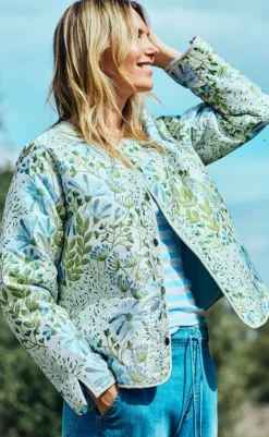 Jakke - Flowa - Chambray Blue w. Moonbeam Jakker & Frakker|Alt Overtøj