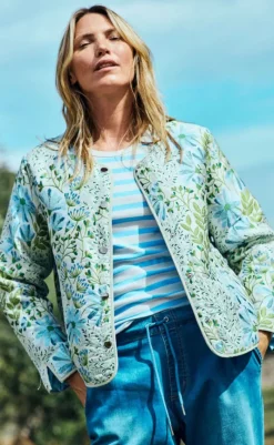 Jakke - Flowa - Chambray Blue w. Moonbeam Jakker & Frakker|Alt Overtøj