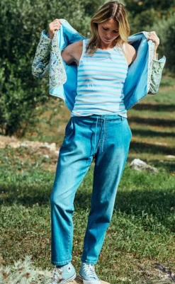 Jakke - Flowa - Chambray Blue w. Moonbeam Jakker & Frakker|Alt Overtøj