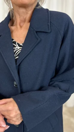 Hot Jakke - Mellon Long - Navy Blazer Blazere & Indejakker|Jakker & Frakker