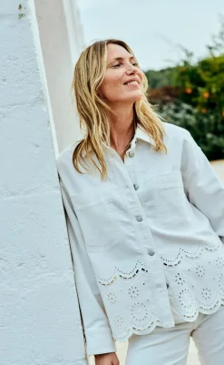 Hot Jakke - Tanni - Star Off-white Jakker & Frakker|Alt Overtøj