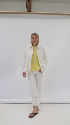 Hot Jakke - Tanni - Star Off-white Jakker & Frakker|Alt Overtøj