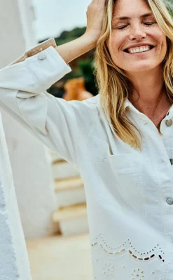 Hot Jakke - Tanni - Star Off-white Jakker & Frakker|Alt Overtøj