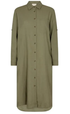 Online Kjole - Lava - Deep Lichen Green Kjoler