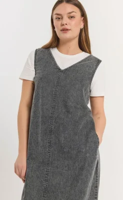 Online Kjole - Lisea 207090 - Vintage Grey Denim Kjoler