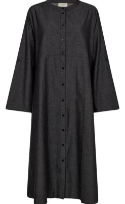 Hot Kjole - Malay - Black Denim Kjoler