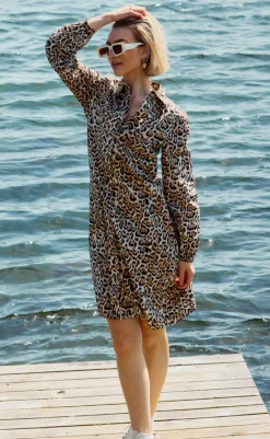 Kjole - Malay - Rainy Day w. Silver Mink Kjoler