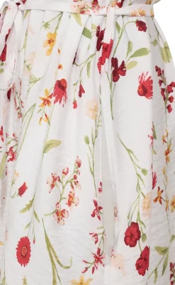 Discount Kjole - Mele - Brilliant White w. Hot Coral Kjoler