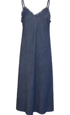 Hot Kjole - Renna - Medium Blue Denim Kjoler