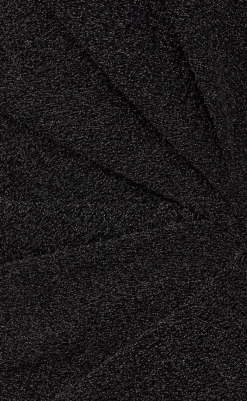 Clearance Kjole - Sissel - Black W. Black Metallic Kjoler