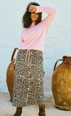 Outlet Nederdel - Malay - Rainy Day w. Silver Mink Nederdele