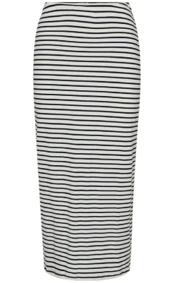 Clearance Nederdel - Zia - Brilliant White w. Navy Blazer Nederdele|Blazere & Indejakker