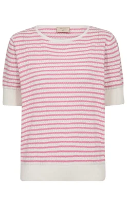 Hot Pullover - Dodo - Star Off-white w. Fuchsia Pink Striktrøjer & Sweat