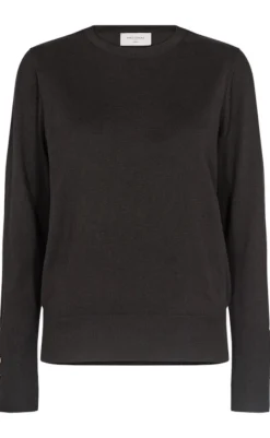 Pullover - Katie Similisten - Black Striktrøjer & Sweat