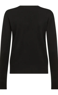 Clearance Pullover - Katie - Black Striktrøjer & Sweat