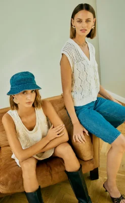 Outlet Shorts - Cinda - Medium Blue Denim Shorts