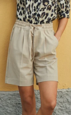 Online Shorts - Lizy - Simply Taupe Shorts