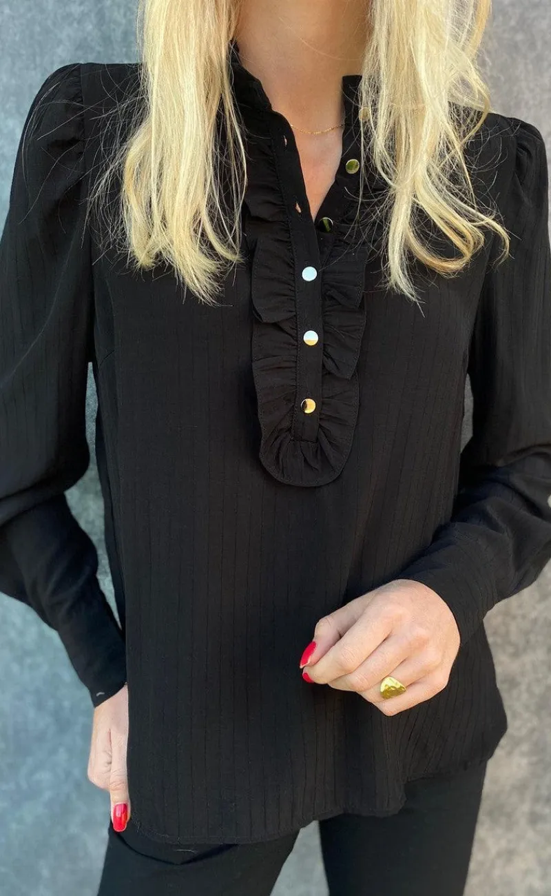 Online Skjorte - April - Black Skjorter