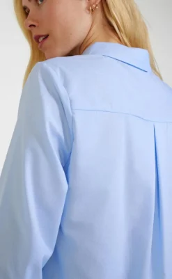 Skjorte - Flynn - Chambray Blue Skjorter