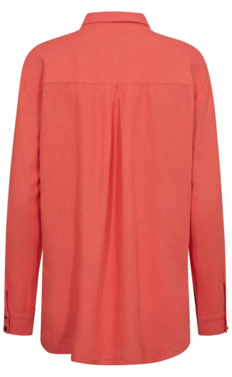 Sale Skjorte - Lava Simple - Hot Coral Skjorter