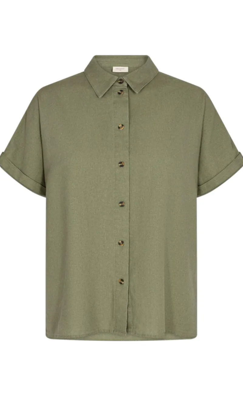 Hot Skjorte - Lava SS - Deep Lichen Green Skjorter