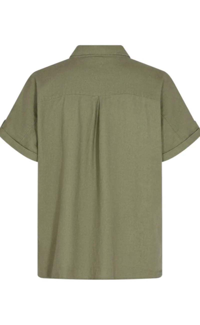 Hot Skjorte - Lava SS - Deep Lichen Green Skjorter