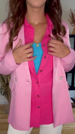 Discount Skjorte - Lava Simple - Carmine Rose Skjorter