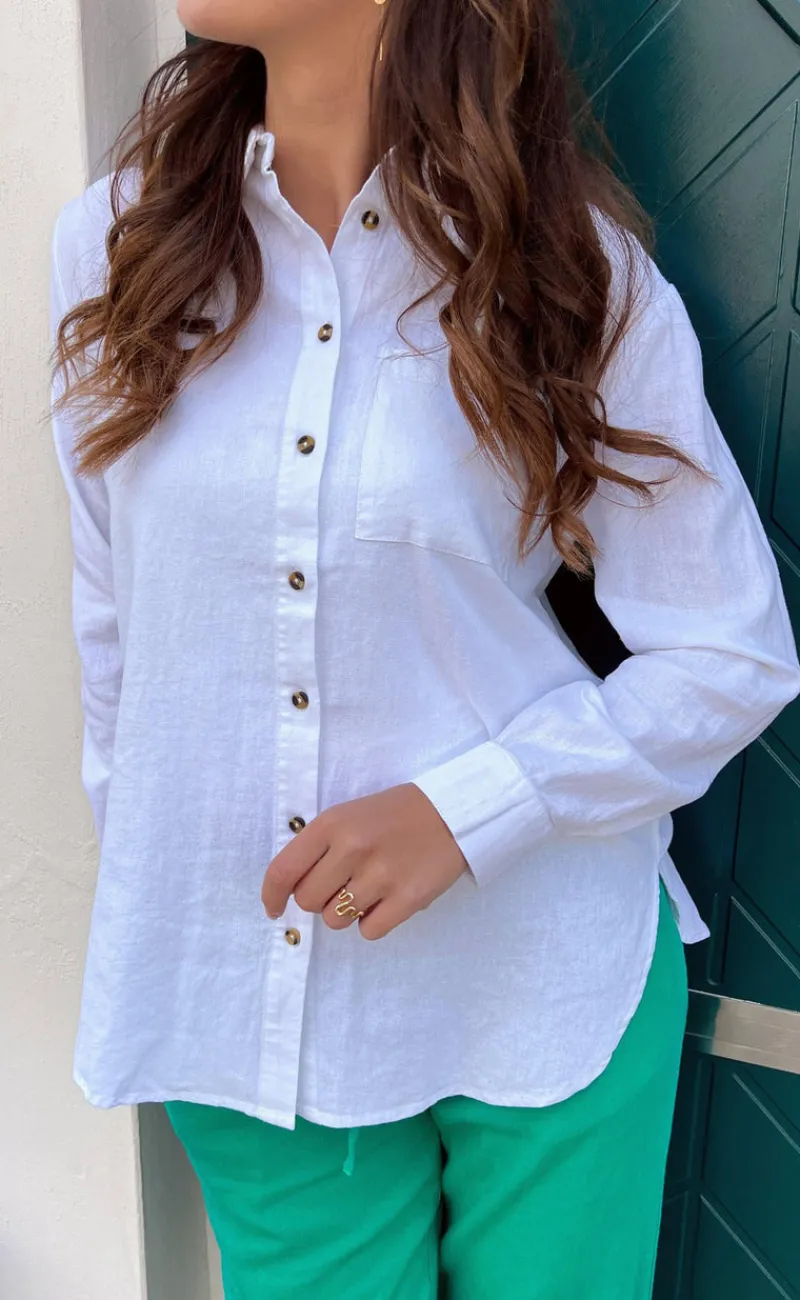 Online Skjorte - Lava Simple - Brilliant White Skjorter