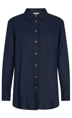Discount Skjorte - Lava Simple - Navy Blazer Skjorter|Blazere & Indejakker