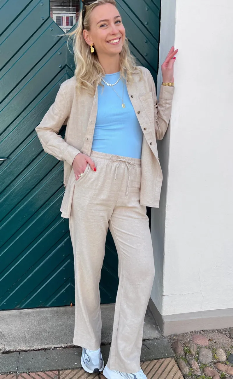 Clearance Skjorte - Lava Simple - Sand Melange Skjorter