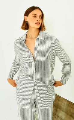 Sale Skjorte - Lavisco - Star Off-white w. Navy Blazer Skjorter|Blazere & Indejakker