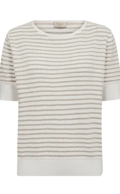 Striktrøje - Dodo - Star Off-white w. Simply Taupe Striktrøjer & Sweat