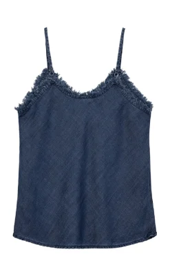 New Top - Renna - Medium Blue Denim T-shirts & Toppe