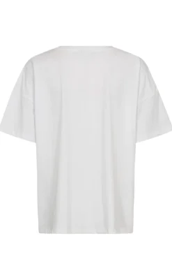 Online T-shirt - Fenjal - Brilliant White w. Deep Ultrama T-shirts & Toppe