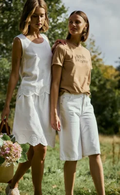 New T-shirt - Hezel - Burro T-shirts & Toppe