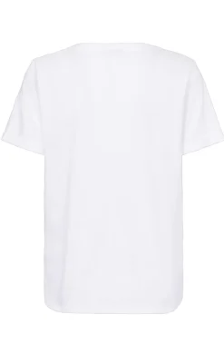 Online T-shirt - Hezel - Brilliant White T-shirts & Toppe