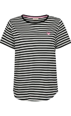 Outlet T-shirt - Mian - Black w. Star Off-white T-shirts & Toppe