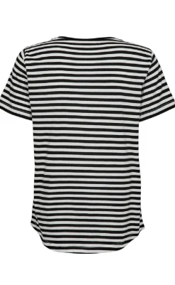 Outlet T-shirt - Mian - Black w. Star Off-white T-shirts & Toppe