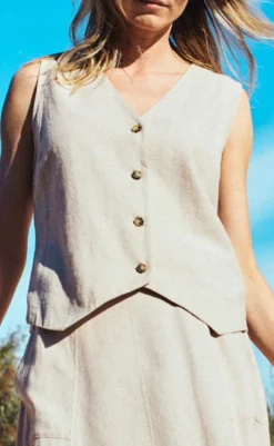 Hot Vest - Lava - Sand Melange Veste