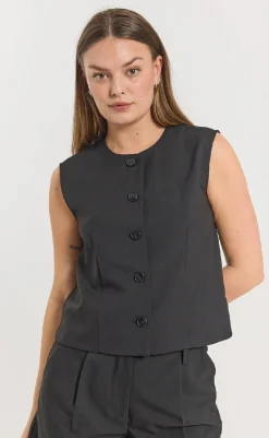 Online Vest - Maeve - Black Veste